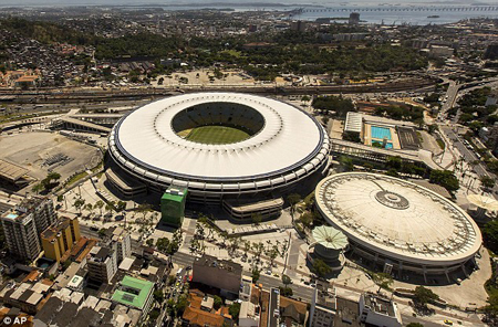 Sân vận động Maracana ở Brazil được đầu tư kỹ lưỡng nhưng hiện bị bỏ hoang.